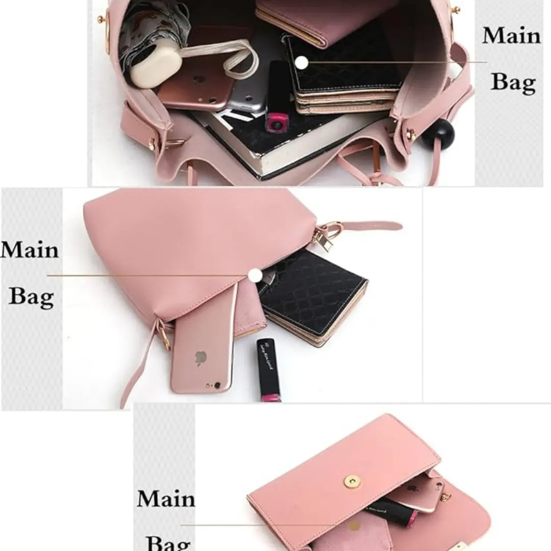 3 in 1 leather bag