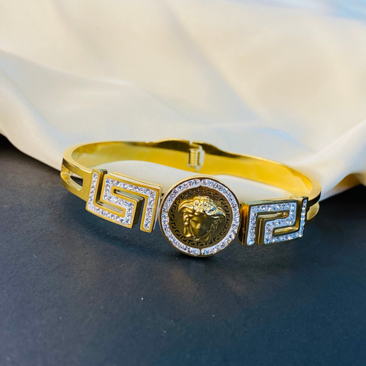 Versace round cut bracelet